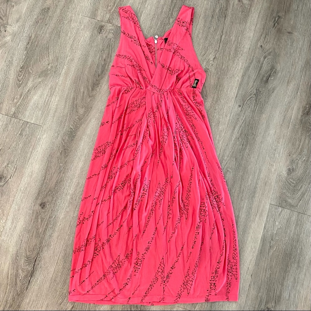 Pink Musical Note Dress by GioGoi